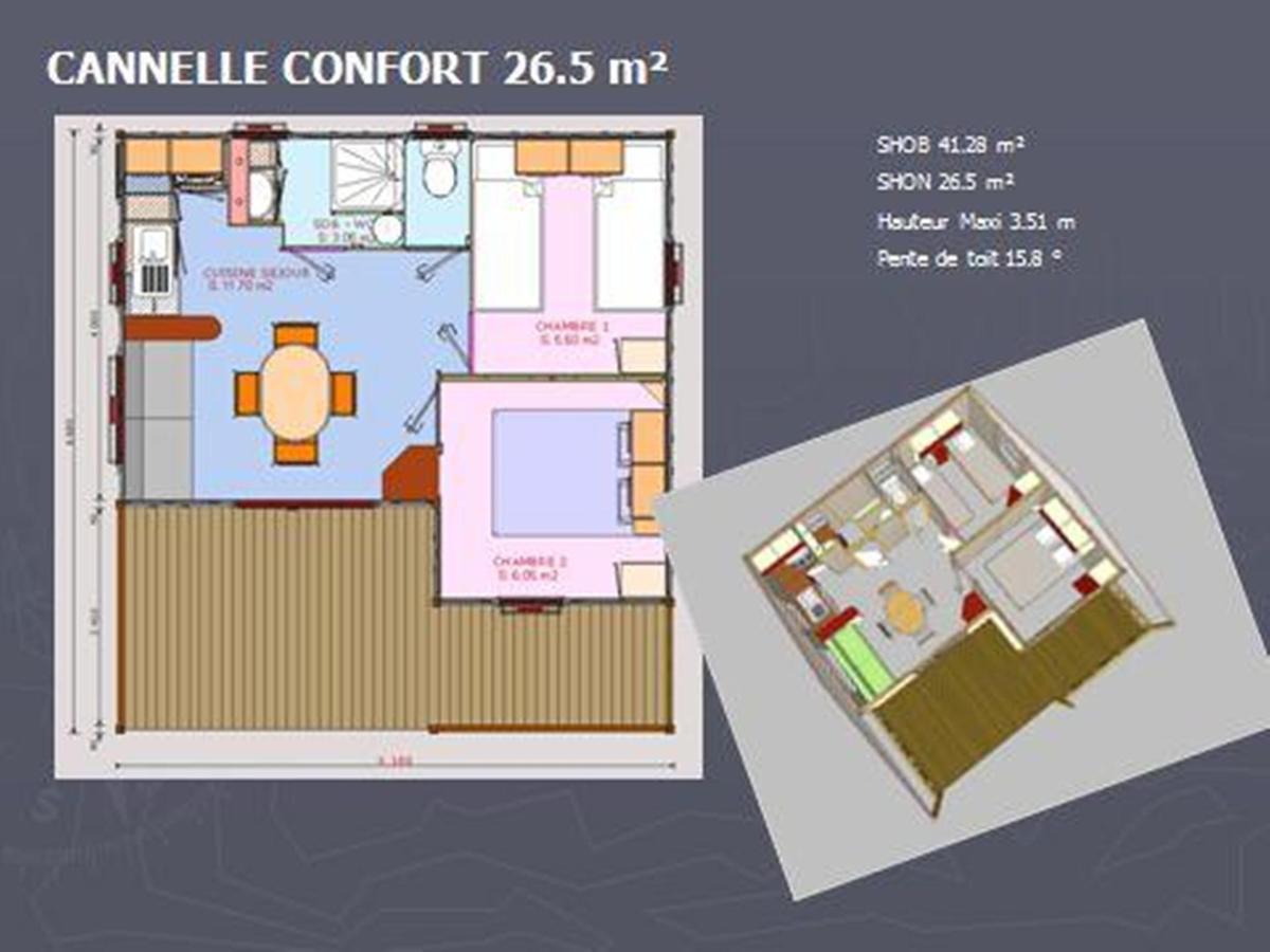 Camping Le Sorlut Cozes Habitación foto